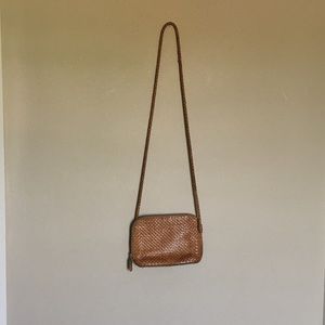 Retro Talbots Woven Leather Purse